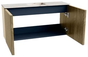 Mondiaz Joya DLux 80cm toiletmeubel dusk met wastafel faye midden 1 kraangat frappe