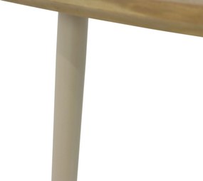 Dining Tuintafel rechthoekig 240 x 100 cm Aluminium/teak Taupe Montana