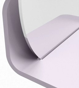 Mondiaz Spot spiegel rond Ø30cm met planchet cale