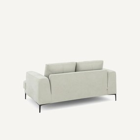 2-zits bank in stonewashed fluweel, Marsile