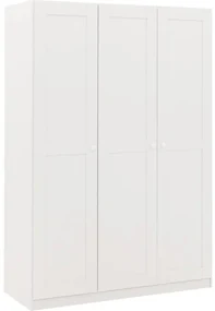 Goossens Basic Kledingkast Montia, 136 cm breed, 197 cm hoog, 3x draaideur