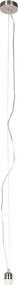 Moderne hanglamp staal zonder kap - Cappo