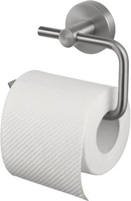 Haceka Kosmos toiletrolhouder zonder klep 14,2x5x10,7cm RVS-look