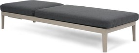Lifestyle Garden Furniture Mateo Ligbed Met Kussen Loft/carbon Aluminium Taupe
