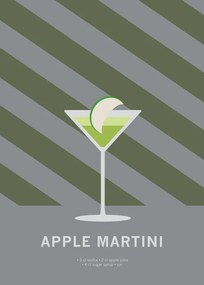 Ilustratie Drink Apple Martini, Paperago