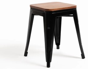 Taburete Torix Pequeńo Madera Natural
