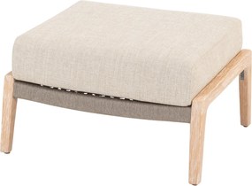 Julia voetenbank brushed teak 4 Seasons Outdoor