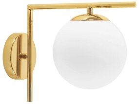 Wandlamp Wandlamp Glazen Bol Goud APP674-1W