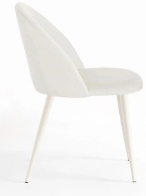 Stoel White Vint Velvet