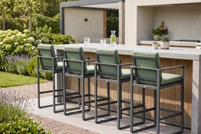 Barstoel Aluminium Transparant Lifestyle Garden Furniture Nuno