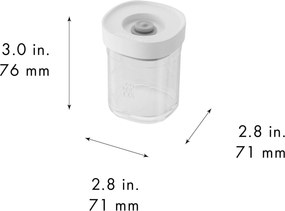 ZWILLING Fresh &amp; Save CUBE CUBE-set, XS / 3-delig, transparant-wit - Fresh &amp; Save CUBE - ZWILLING