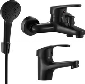 Mexen Erica R05 badkamerset, zwart - 746403R05-70