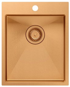 Stalen spoelbak RUSSEL 90 COPPER