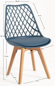 Pak 4 Mima Stoelen
