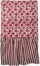 Handgemaakte katoenen tafelkleed Damson, in verschillende formaten