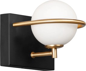 WANDLAMP APP1220-1W Zwart Goud