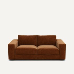 Compacte bank 3-zit in fluweel, Skander