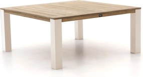 Tuin eettafel ROUGH | Vierkant  | Tuintafel Teakhout | 170x170cm | Kees Smit Tuinmeubelen