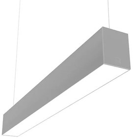 Flos Architectural In-Finity 100 Suspension Up&amp;Down Micro-Prismatic Diffuser Emergency Module AN N10UEM4U02 Zilver