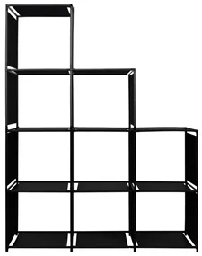 vidaXL Opbergkast trapvormig 130x45x170 cm stof