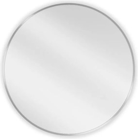 Mexen Loft ronde badkamer spiegel 70 cm, inox frame - 9850-070-070-000-10