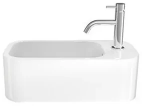 Crosswater Popolo Fontein 48x25x16cm 1 kraangat rechts wit glans WM4825SCW_RH