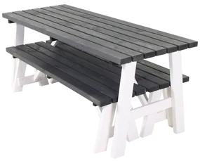 Picnic Set Rodeo - Losse banken - 6 persoons - 180 cm