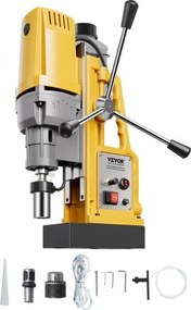 VEVOR Magnetische Boorkernboormachine 1400W 50mm Boordiameter, 13000N Draagbare Elektrische Magneetboormachine, 750 RPM Snelheid, Boormachine voor Metalen Oppervlakten Industrie DIY