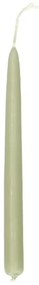 Kaarsjes smal, lichtgroen, 17 cm, 10 stuks