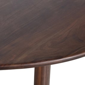 BePureHome Roundly Organische Eettafel Walnoot - 160 X 110cm.