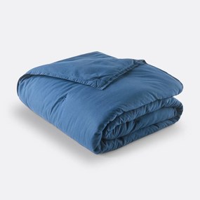 Gematelasseerde effen beddensprei in gewassen katoen Dojo