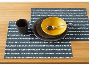 Set van 2 placemats in gecoat katoen Irun
