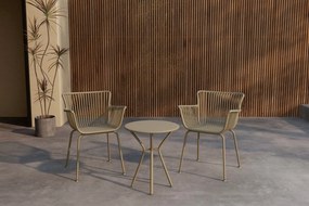 The Outsider Balkonset-Levi-3-Delig-Beige-Staal-60cm-The-Outsider