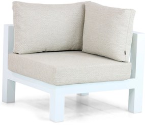 Hoek loungeset 5 personen Aluminium Wit  Lifestyle Garden Furniture Luca