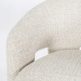 Eleonora Hamilton Beige Eetkamerstoel Hotel Chique Stijl