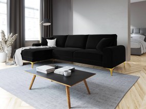 4.5-zitshoekbank Madara links velvet | Mazzini Sofas