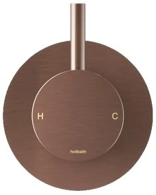 Hotbath Cobber Afbouwdeel Douchemengkraan Geborsteld Koper PVD CB131