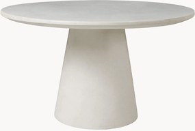 Ronde outdoor eettafel Carla van microcement