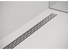 Easy Drain Compact afvoergoot enkele plaat met zijuitloop 6x90cm 50mm RVS edcom900-50