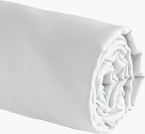 Katoenensatijnen hoeslaken Uni voor boxspring