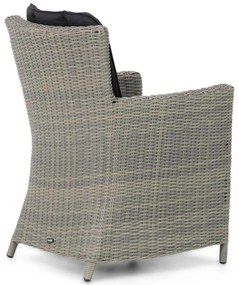 Tuinset 6 personen 240 cm Wicker Taupe Garden Collections Venerdi/Boston