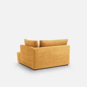Hoekmodule rechts/links van gemêleerde chenille Monica