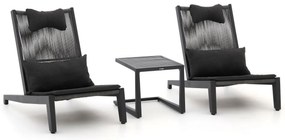 Bistro- en balkonset Manifesto | 2 personen | Tuinset wicker (vlechtwerk) | 3-delig | Kees Smit Tuinmeubelen