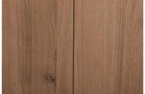 Goossens Excellent Kledingkast Nord, 140 cm breed, 222 cm hoog, 3 hout draaideuren
