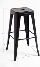 Set 4 hoge Torix krukken