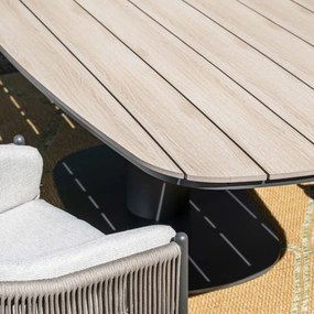 Garden Impressions Leona tuintafel 230x110xH72 cm - donker grijs