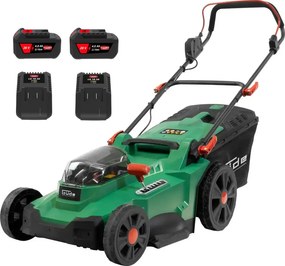 Güde Accu Grasmaaier 430/40-8 Inclusief  2x 4,0 Ah Accu &amp; Lader - 43cm