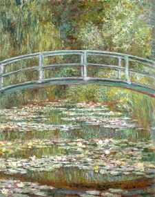 Monet, Claude - Kunstdruk Waterlelie vijver, (30 x 40 cm)