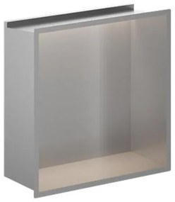 Crosswater Douche Nis - 30.5x30.5cm - LED-lichtstrip - geborsteld RVS NI305305LV