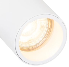Design Spot / Opbouwspot / Plafondspot wit 2-lichts verstelbaar - Michael Design GU10 Binnenverlichting Lamp